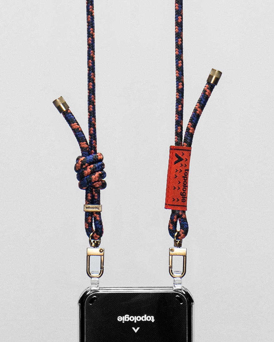 Verdon Phone Case / Clear / 6.0mm Navy Orange