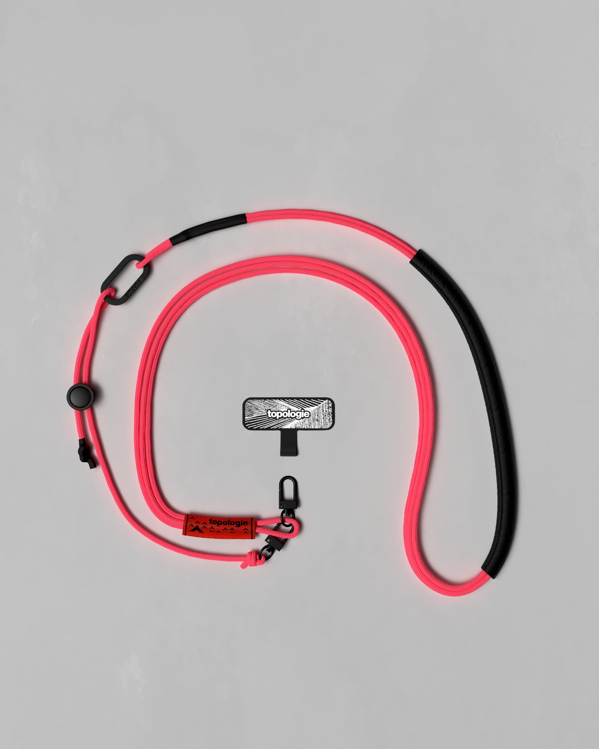 3.0mm Tricord / Neon Pink + Phone Strap Adapter
