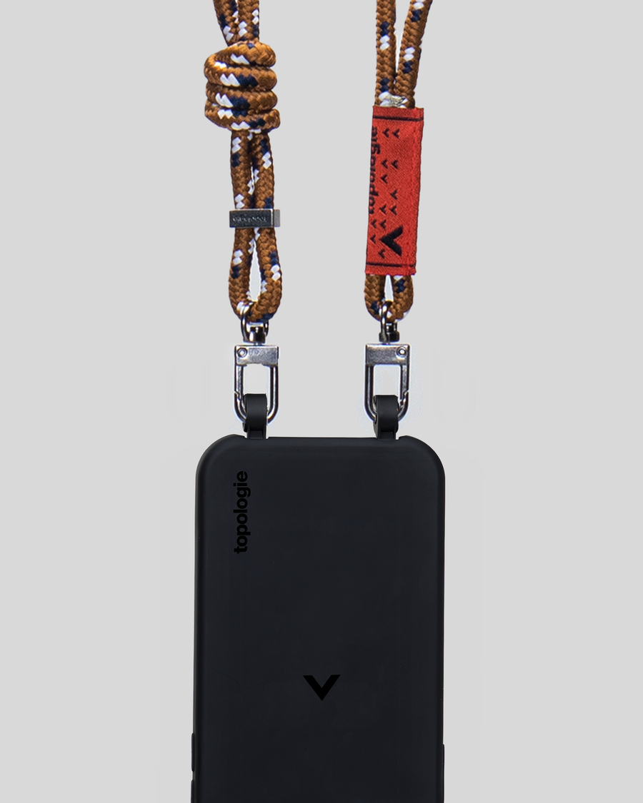 Dolomites Phone Case / Black / 6.0mm Brown Navy