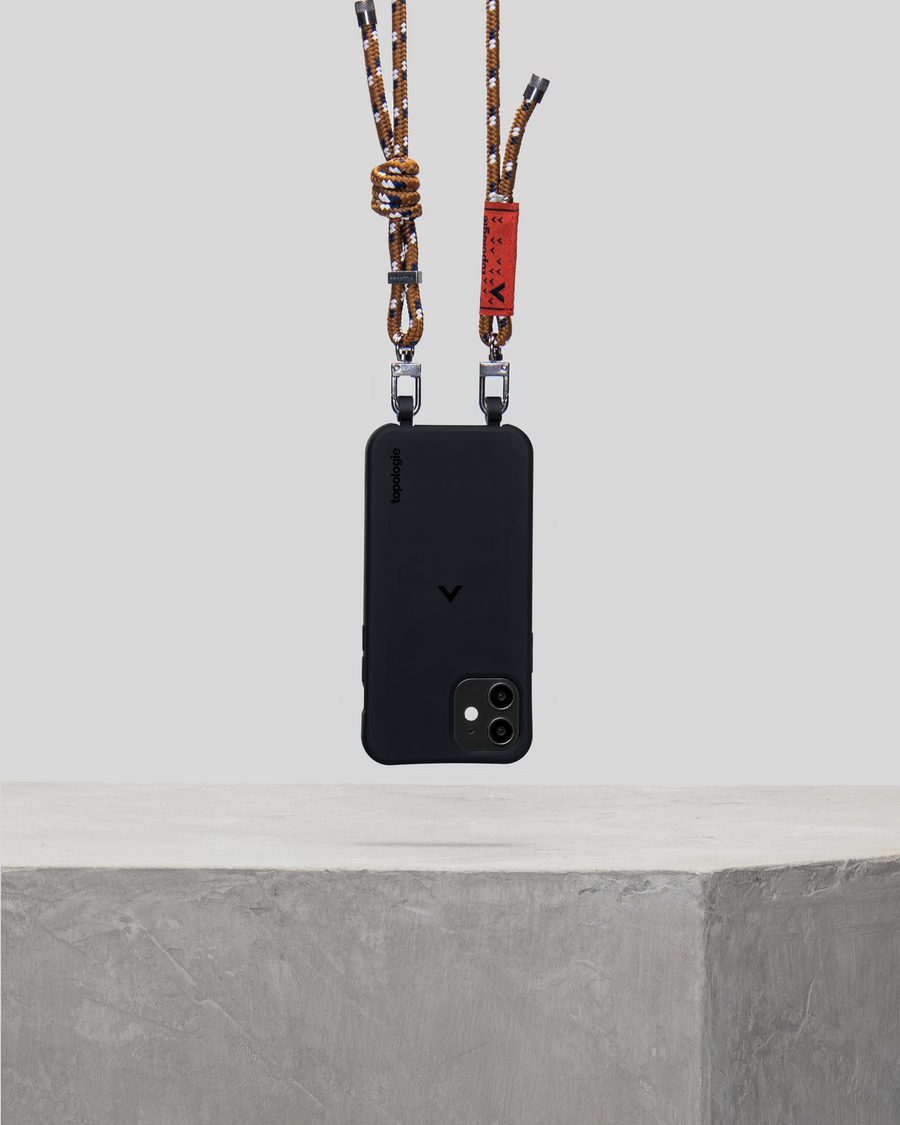 Dolomites Phone Case / Black / 6.0mm Brown Navy
