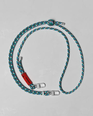 6.0mm Rope Strap / Teal Blue Patterned