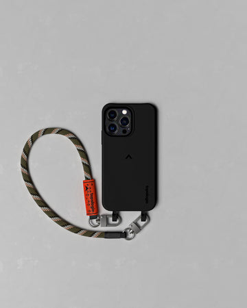 Dolomites Phone Case / Black / 8.0mm Wrist Strap Army Green
