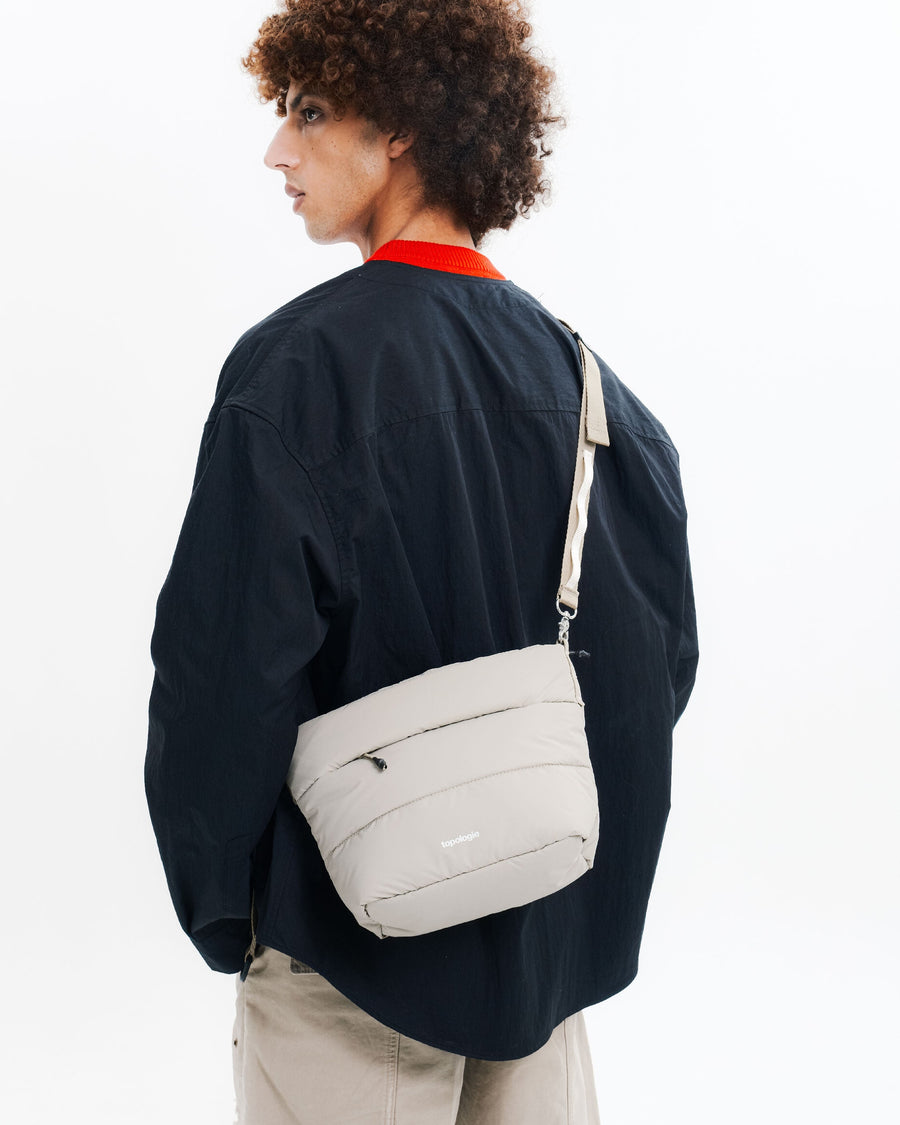 Besace / Off White (Puffer) / To-go Strap Wide / Pebble