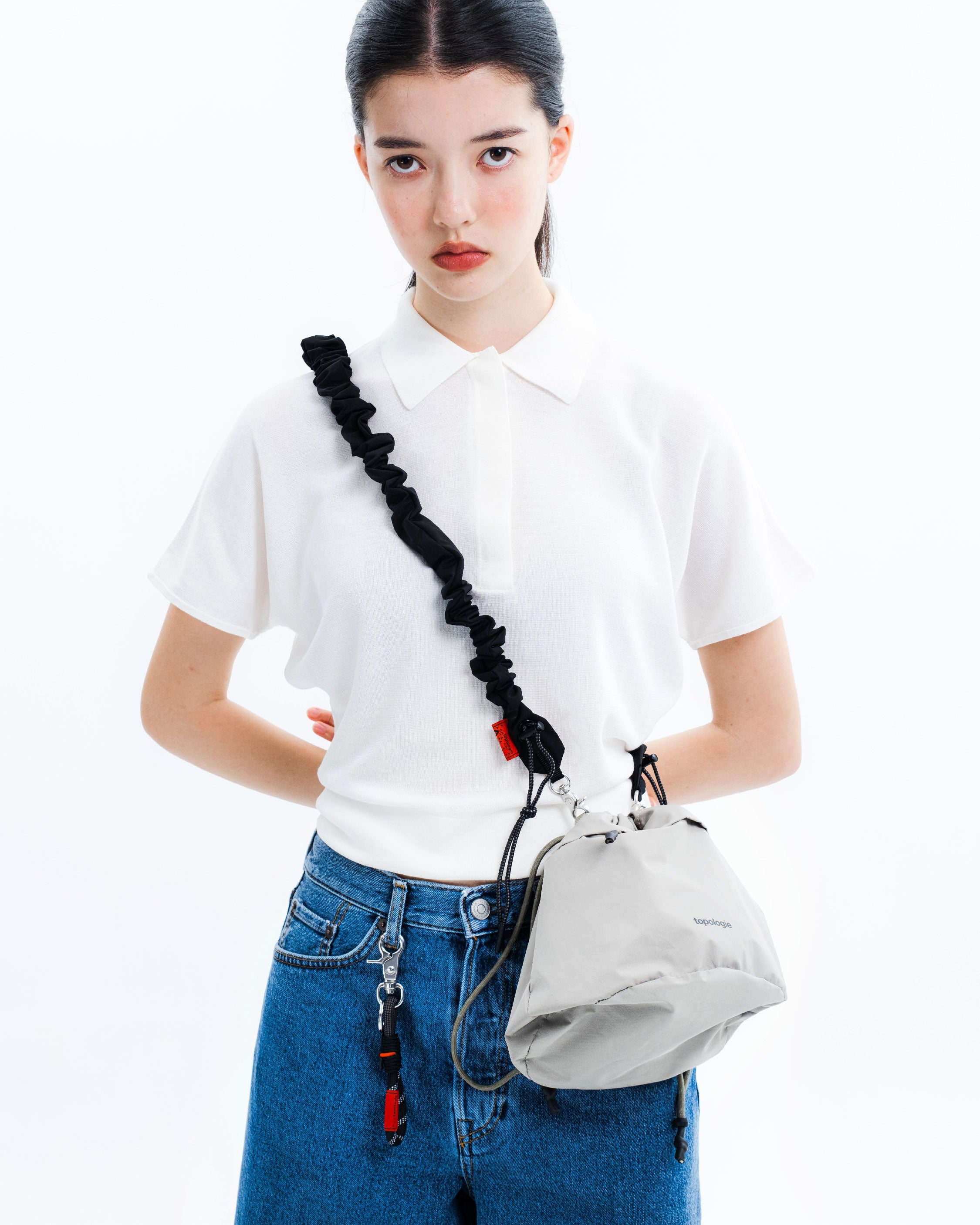 Reversible Bucket / Black (Tech Sateen) / 8.0mm Rope / Navy Camouflage