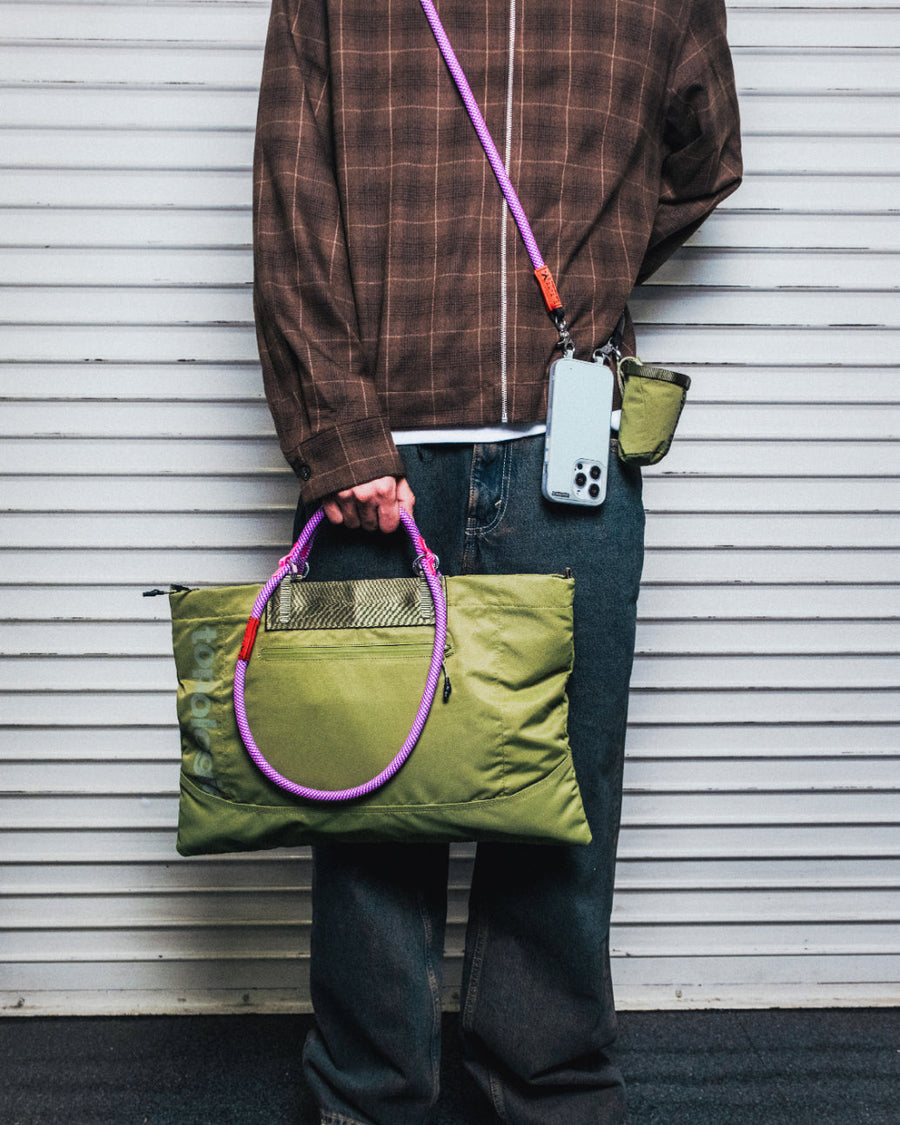 Utility Messenger / Olive / Utility Sling Wide Black