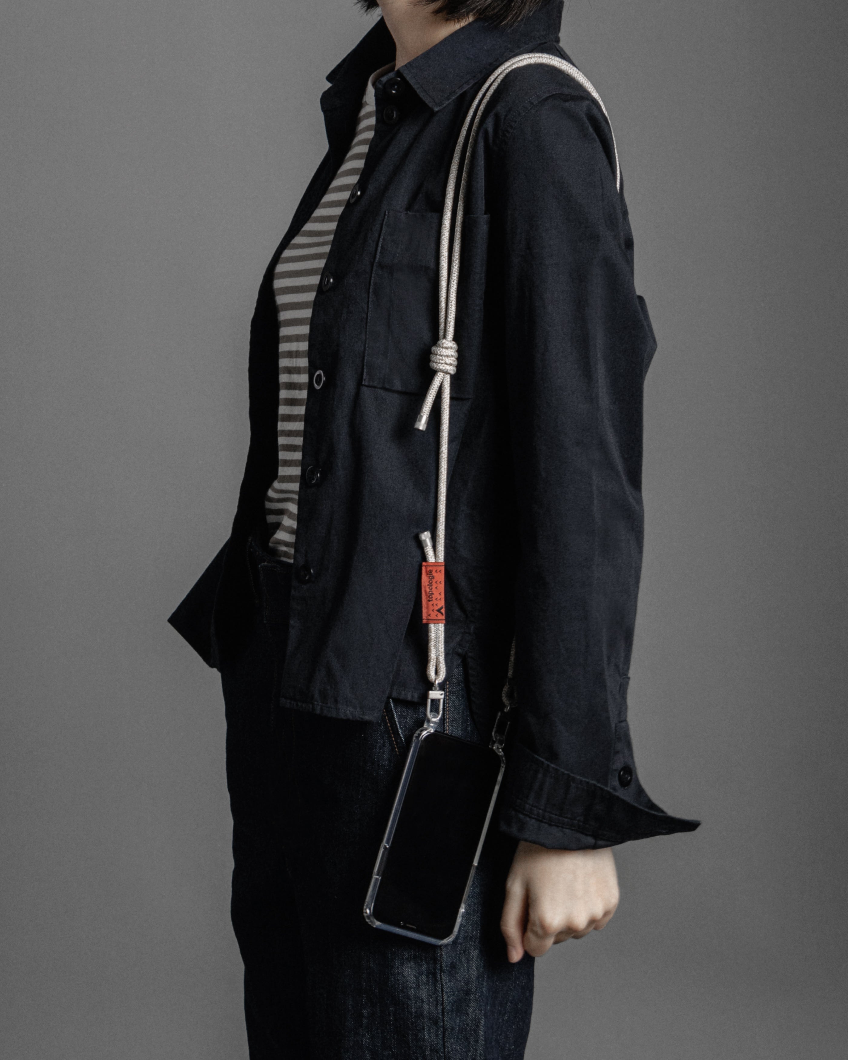 Verdon Phone Case / Clear / 6.0mm Beige Melange