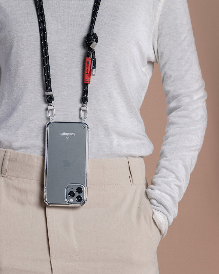 Verdon Phone Case / Clear / 6.0mm Black Reflective