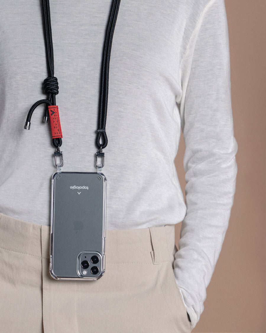 Verdon Phone Case / Dark Mirror / 6.0mm Black Solid