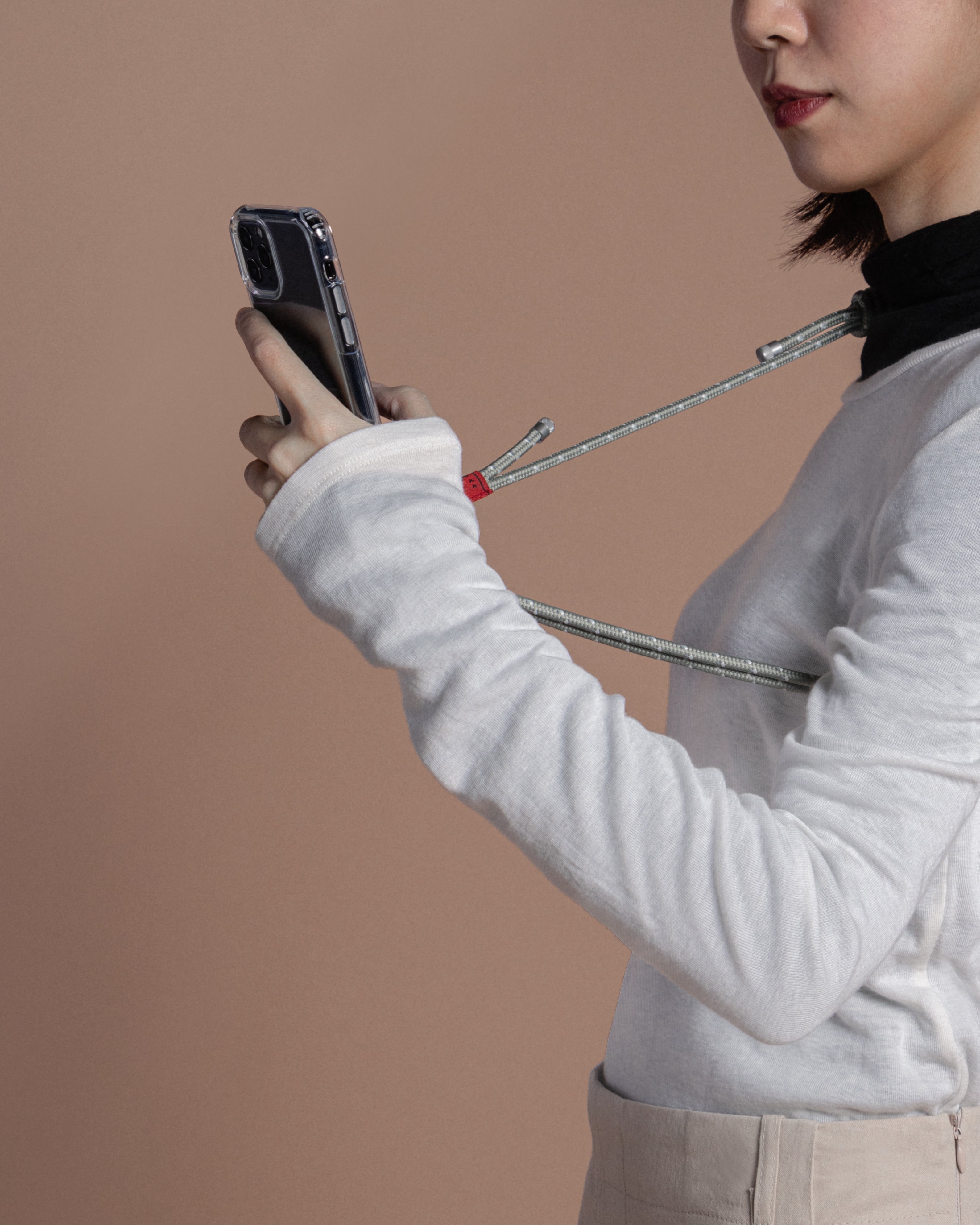 Verdon Phone Case / Clear / 6.0mm Sage Reflective