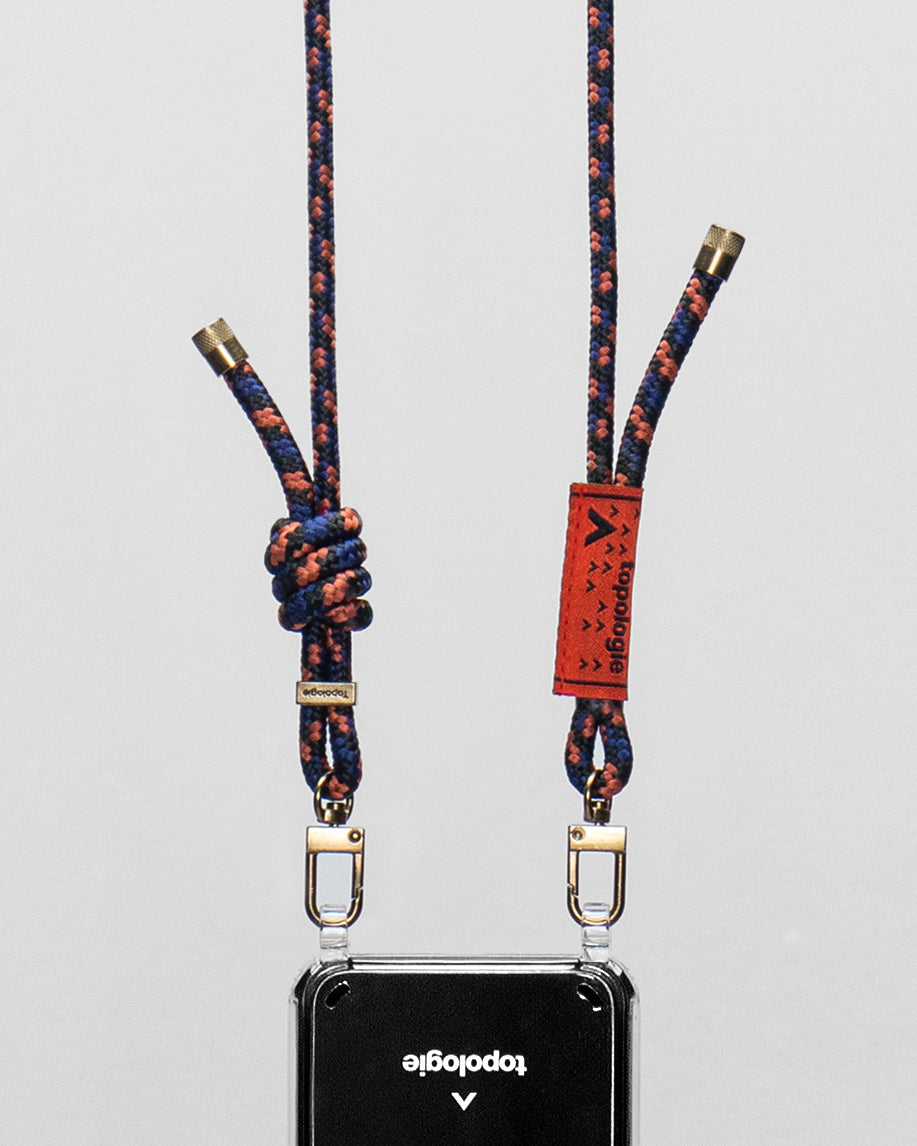 Verdon Phone Case / Clear / 6.0mm Navy Orange