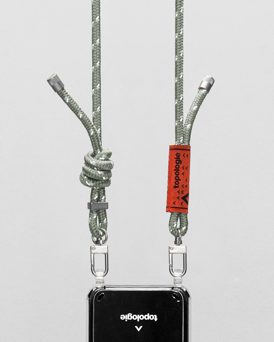 Verdon Phone Case / Clear / 6.0mm Sage Reflective