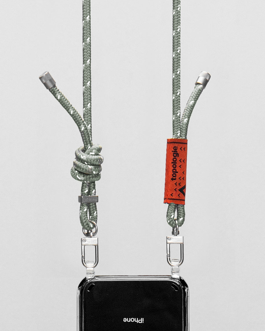 Verdon Phone Case / Clear / 6.0mm Sage Reflective