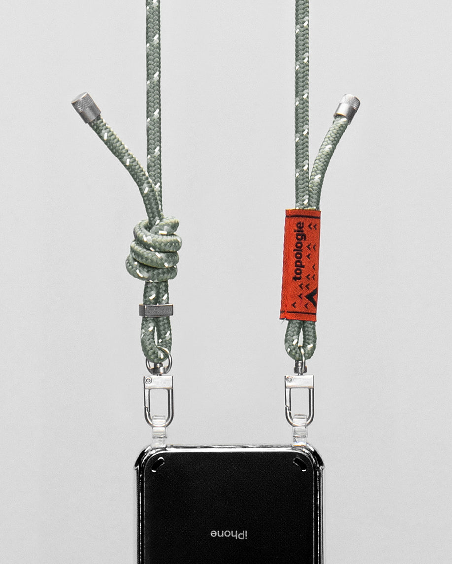 Verdon Phone Case / Clear / 6.0mm Sage Reflective