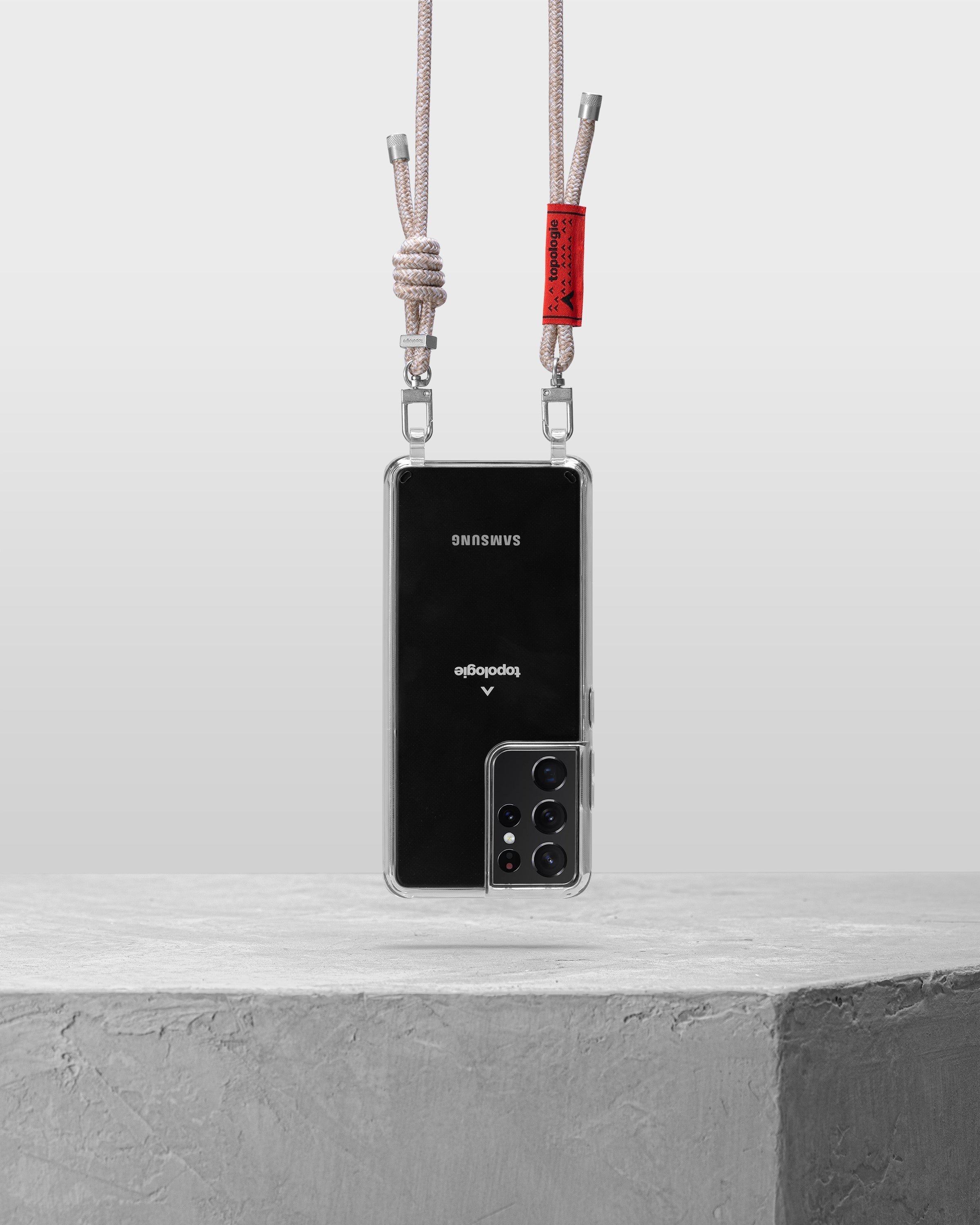 Verdon Phone Case / Clear / 6.0mm Beige Melange