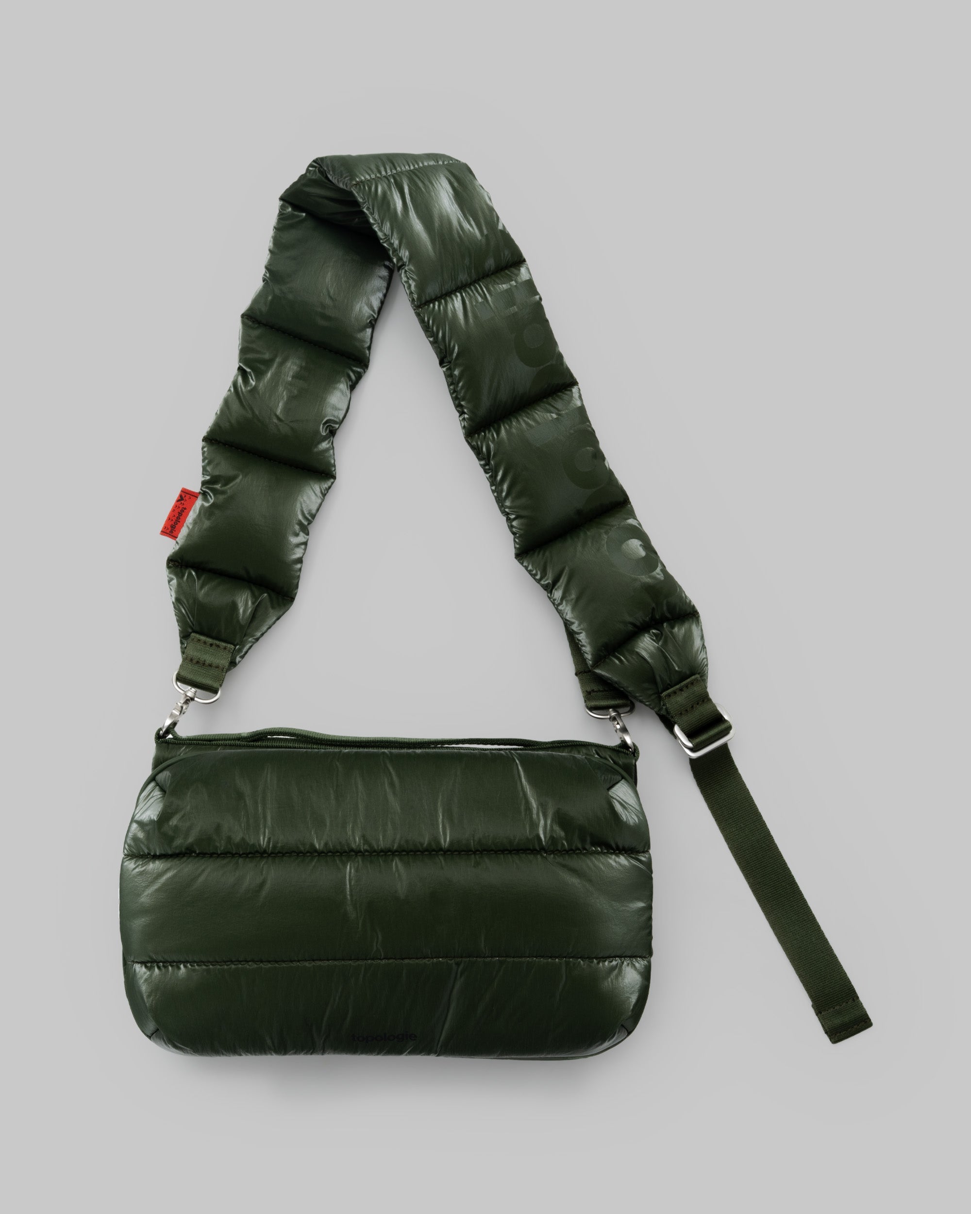 Bottle Sacoche Large / Deep Forest Metallic / Puffer / Puffer Wrist Strap / Deep Forest Metallic / Puffer