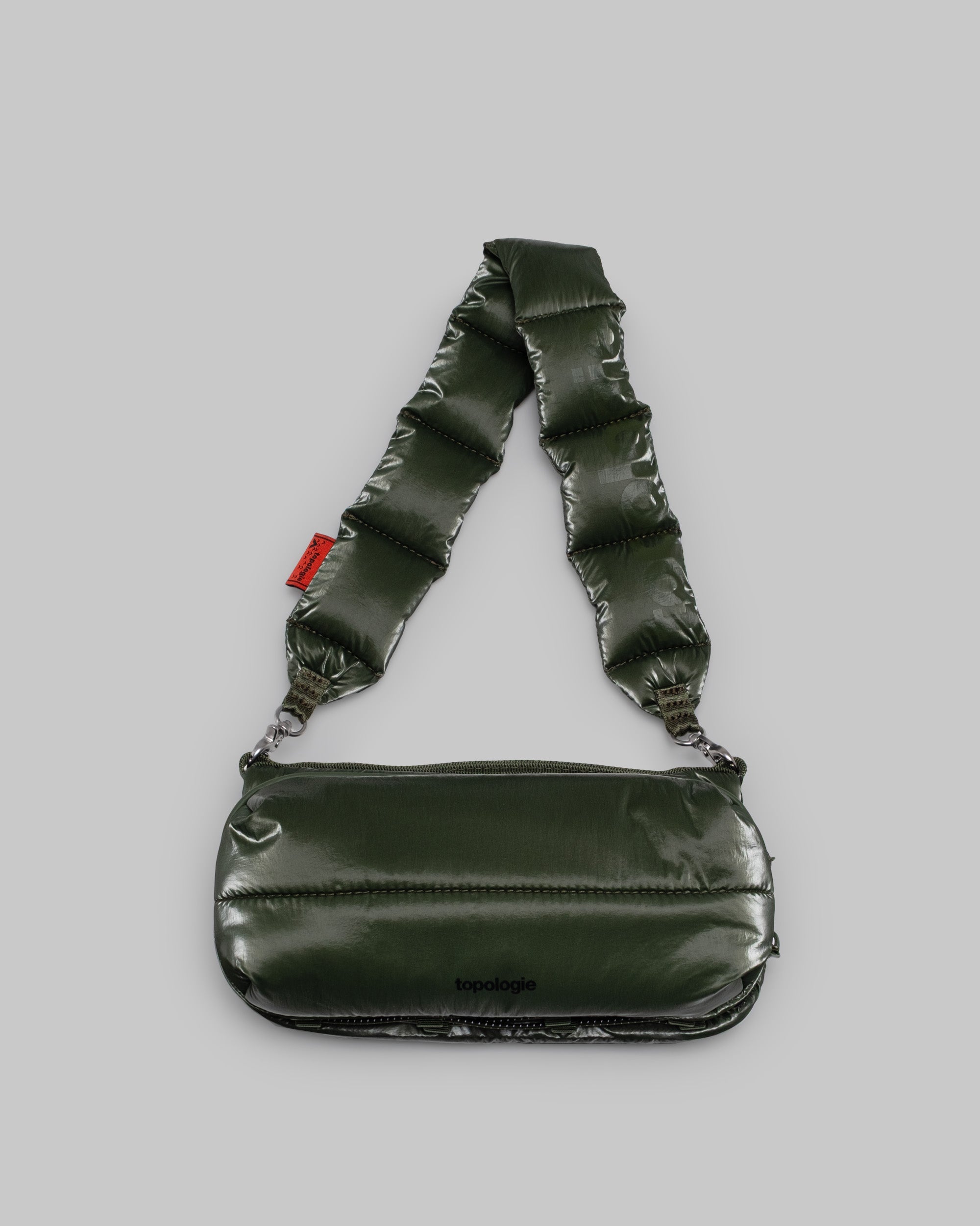Bottle Sacoche Medium / Deep Forest Metallic / Puffer / Puffer Wrist Strap / Deep Forest Metallic / Puffer