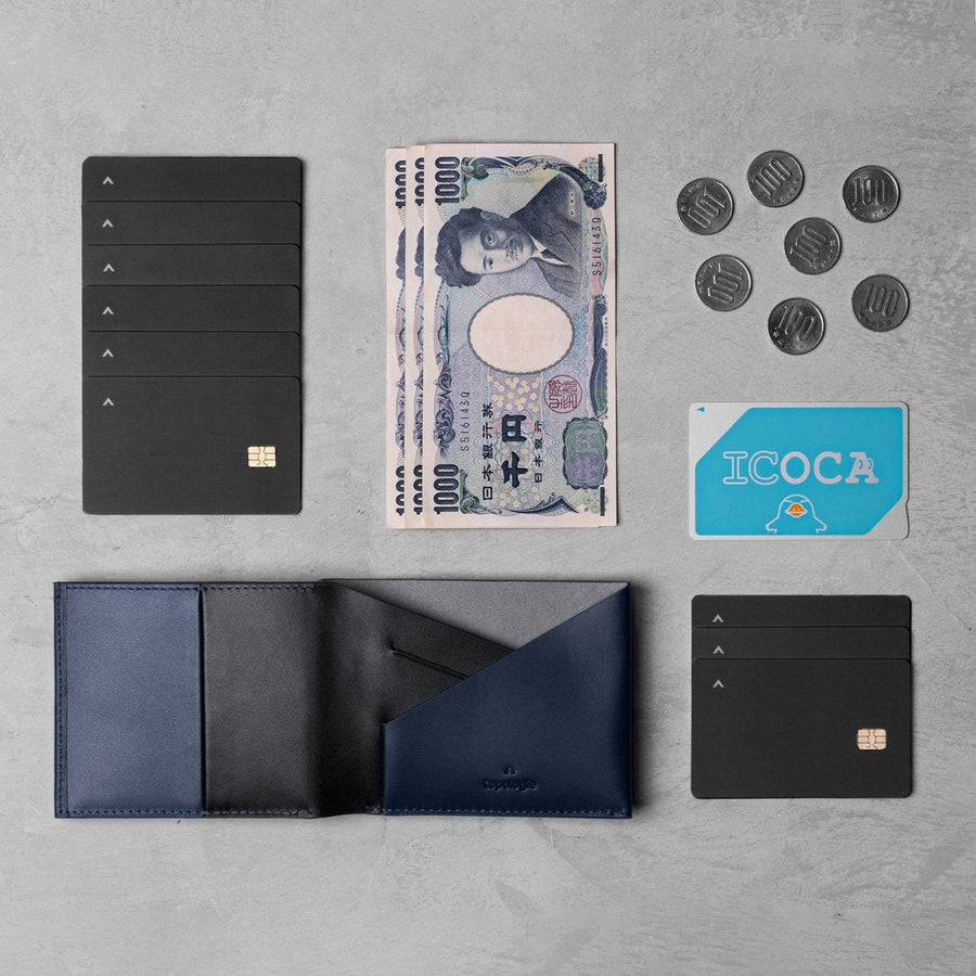 Slim Coin Wallet Plus Grey