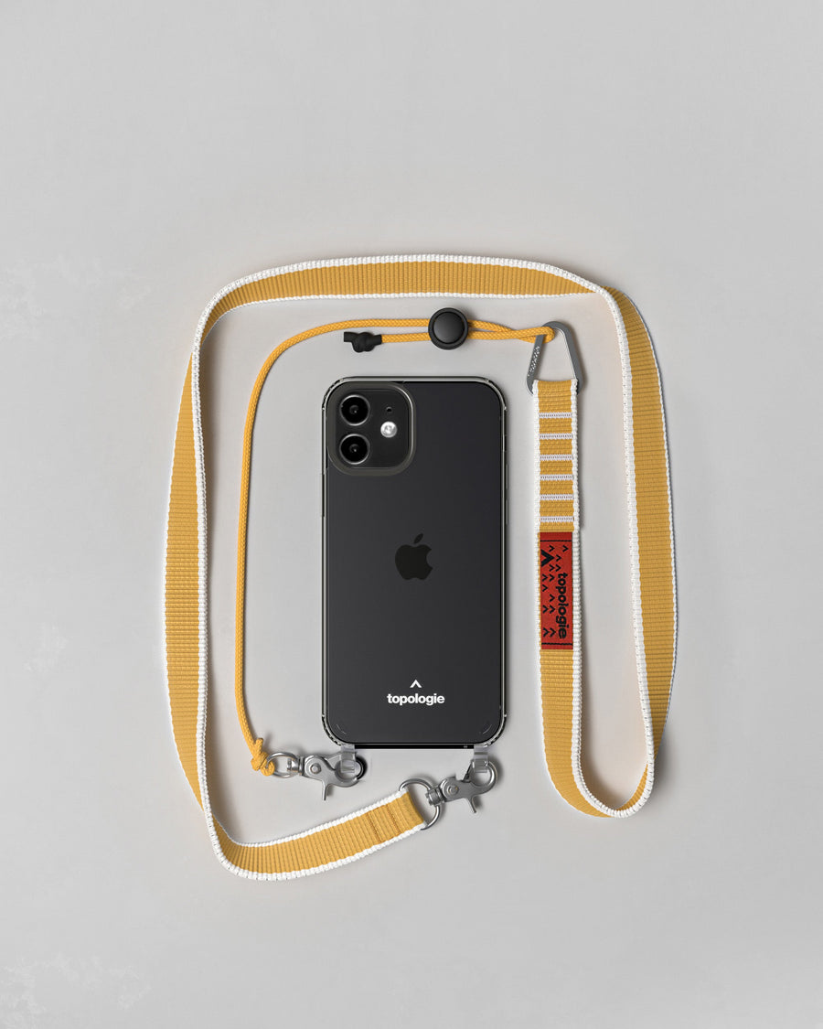 Verdon Phone Case / Clear / 20mm Mustard