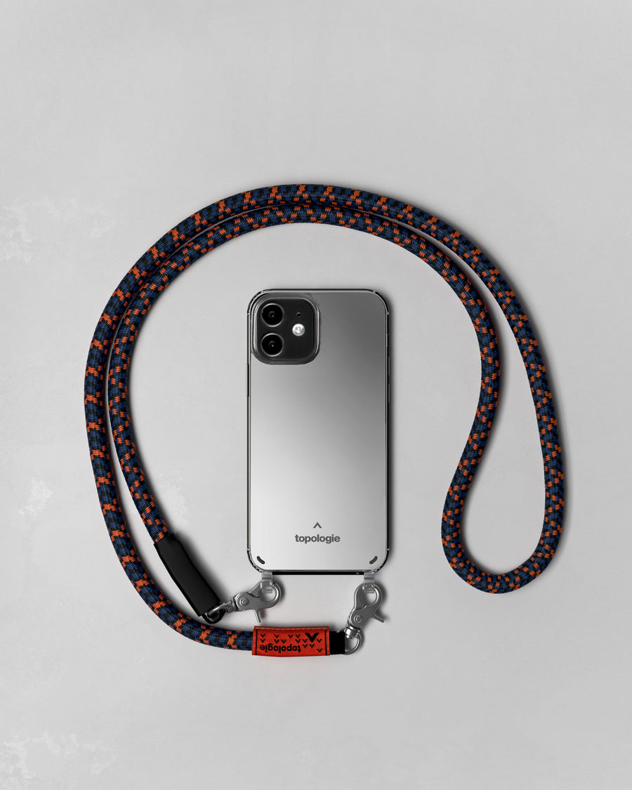 Verdon Phone Case / Dark Mirror / 10mm Navy Orange