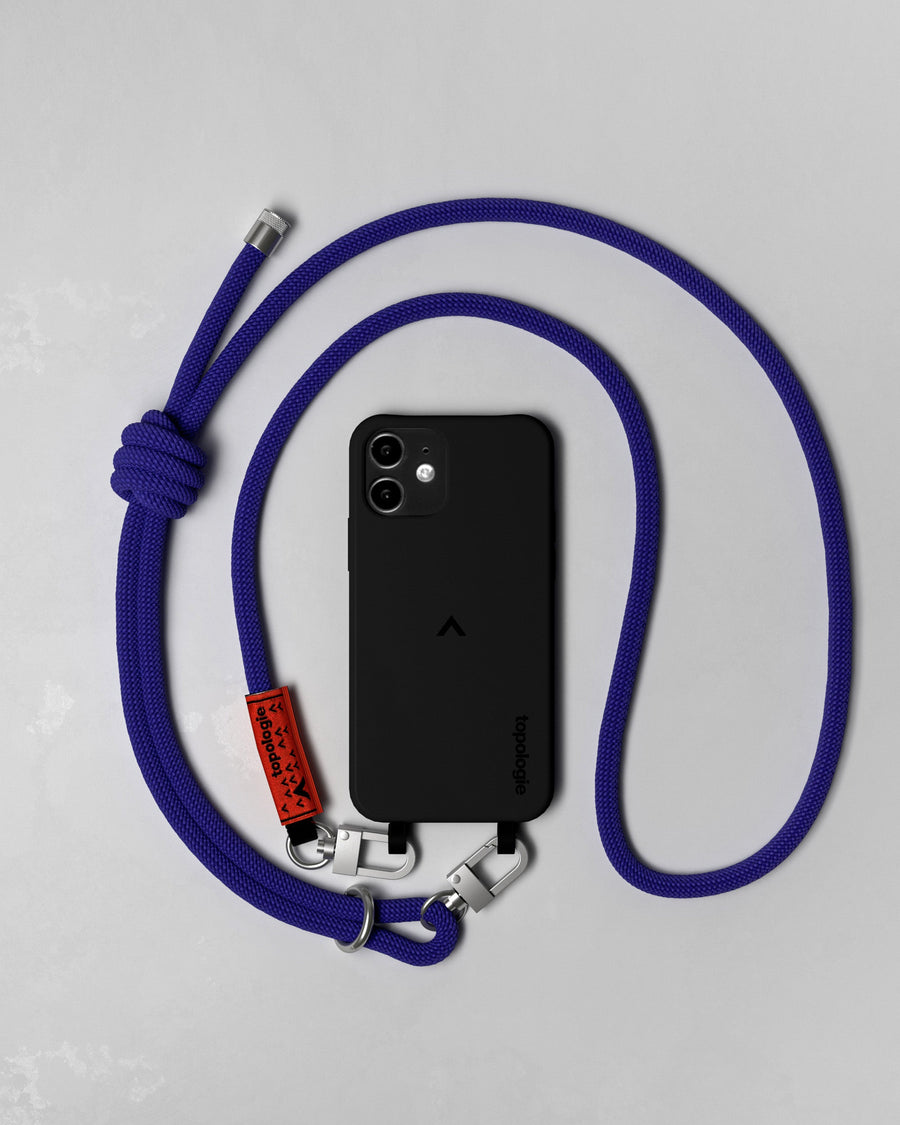 Dolomites Phone Case / Black / 8.0mm Purple Solid