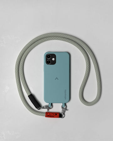 Dolomites Phone Case / Teal / 10mm Sage Lattice